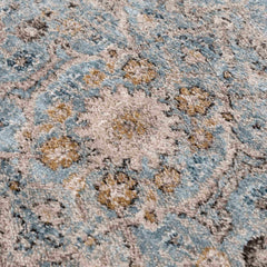 Anana Silver Blue & Beige Area Rug - Clearance - Ornate Home