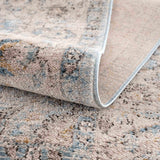 Anana Silver Blue & Beige Area Rug - Clearance - Ornate Home