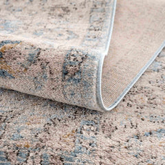 Anana Silver Blue & Beige Area Rug - Clearance - Ornate Home
