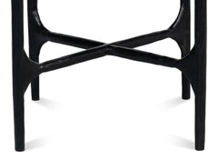 Anapa White Round End Table - Ornate Home