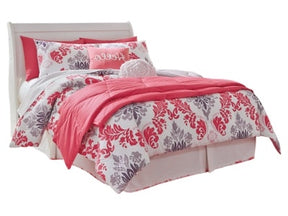 Anarasia Full Sleigh Headboard, Dresser and Mirror - Ornate Home