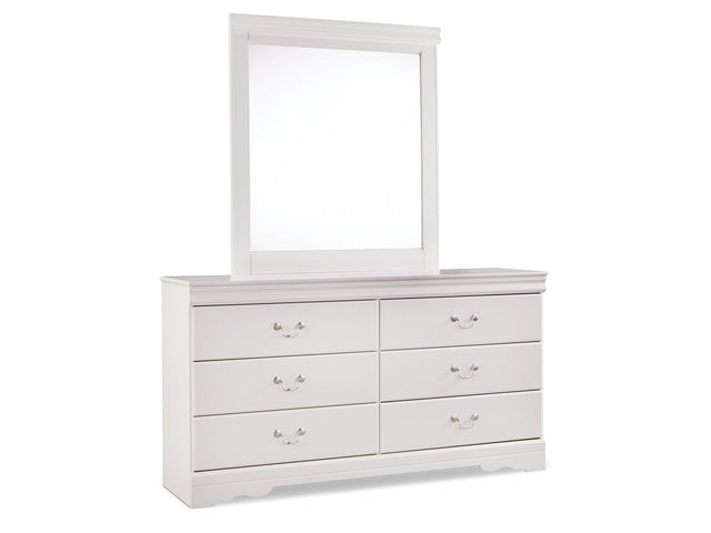 Anarasia Twin Sleigh Headboard, Dresser and Mirror (Online Special Price) - Ornate Home