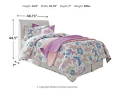 Anarasia Twin Sleigh Headboard, Dresser and Mirror (Online Special Price) - Ornate Home