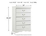 Anarasia White Chest and 2 Nightstands (Online Special Price) - Ornate Home