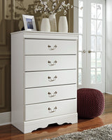 Anarasia White Chest and 2 Nightstands - Ornate Home