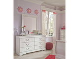 Anarasia White Dresser & Mirror (Online Special Price) - Ornate Home