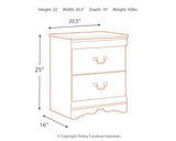 Anarasia White Nightstand (Online Special Price) - Ornate Home
