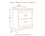 Anarasia White Queen Sleigh Bedroom Set with Nightstand (Online Special Price) - Ornate Home