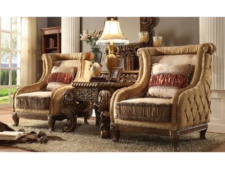 Anastasia Van Dyke Brown Chair  / HD-458 - Ornate Home