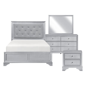 Anatole Silver 4pc Bedroom Set