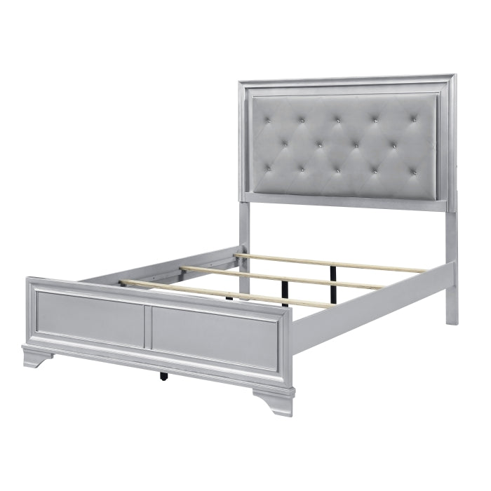 Anatole Silver 4pc Bedroom Set