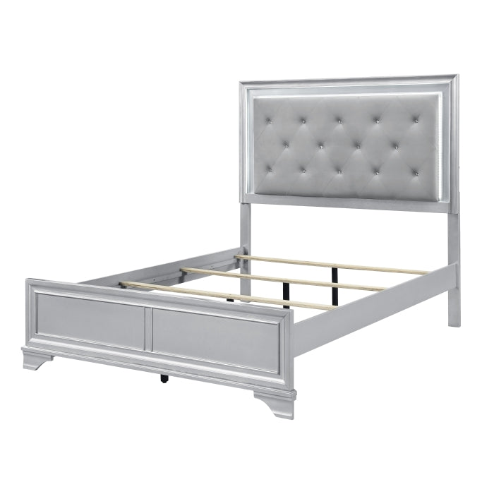 Anatole Silver 4pc Bedroom Set