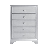 Anatole Silver 5pc Bedroom Set