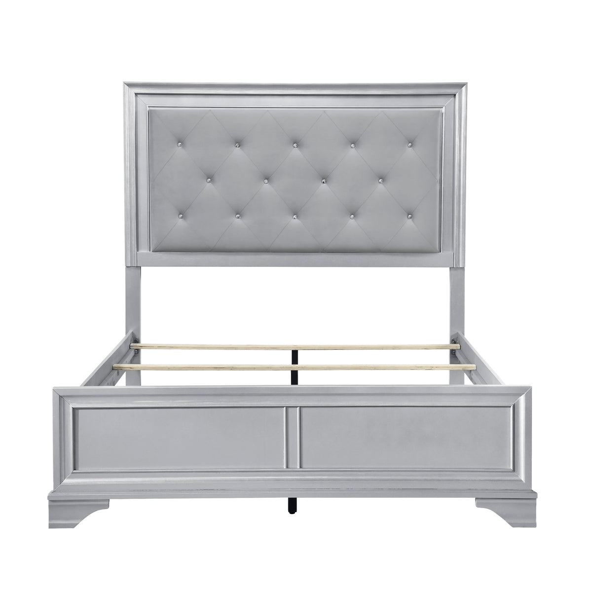 Anatole Silver 5pc Bedroom Set - Ornate Home