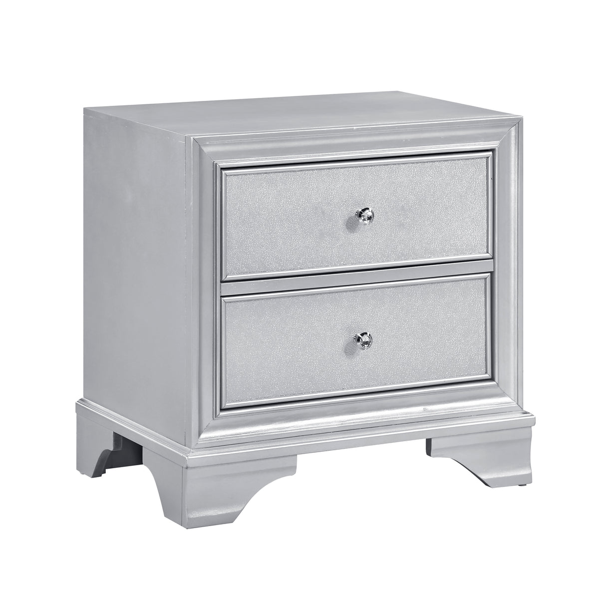 Anatole Silver 5pc Bedroom Set - Ornate Home