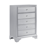 Anatole Silver 5pc Bedroom Set - Ornate Home
