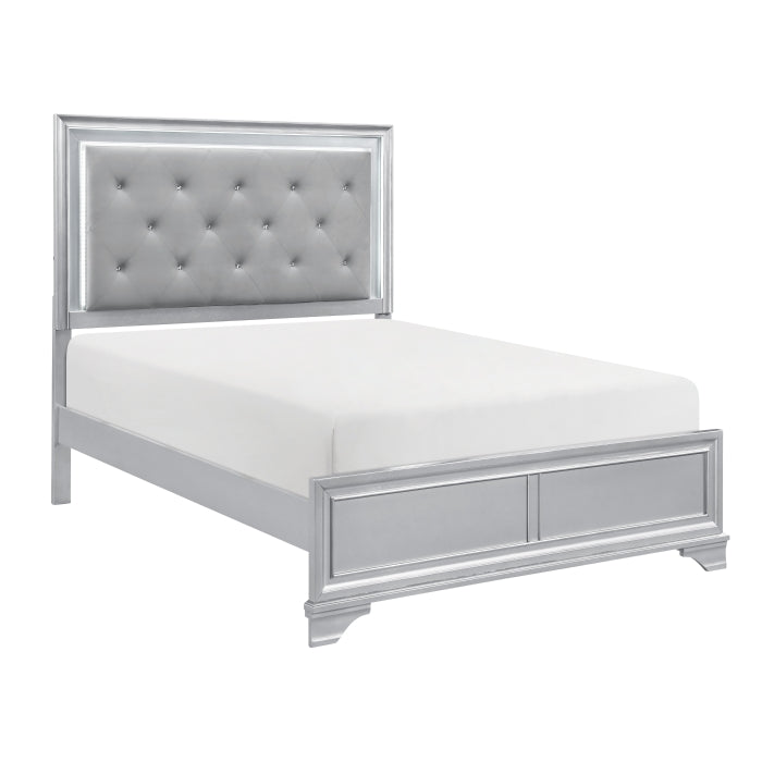 Anatole Silver California King Bed - Ornate Home