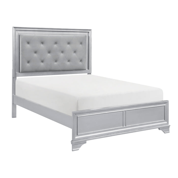 Anatole Silver California King Bed - Ornate Home