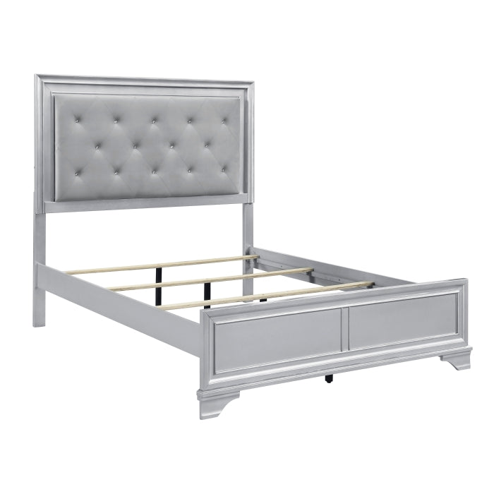 Anatole Silver California King Bed - Ornate Home