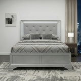 Anatole Silver California King Bed - Ornate Home