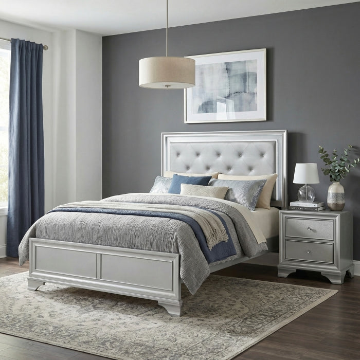 Anatole Silver California King Bed - Ornate Home