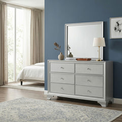 Anatole Silver Mirror - Ornate Home