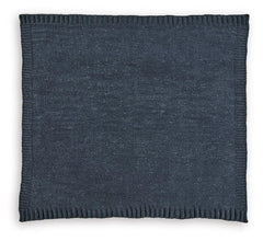 Anawood Blue Throw (Set of 3) - Ornate Home