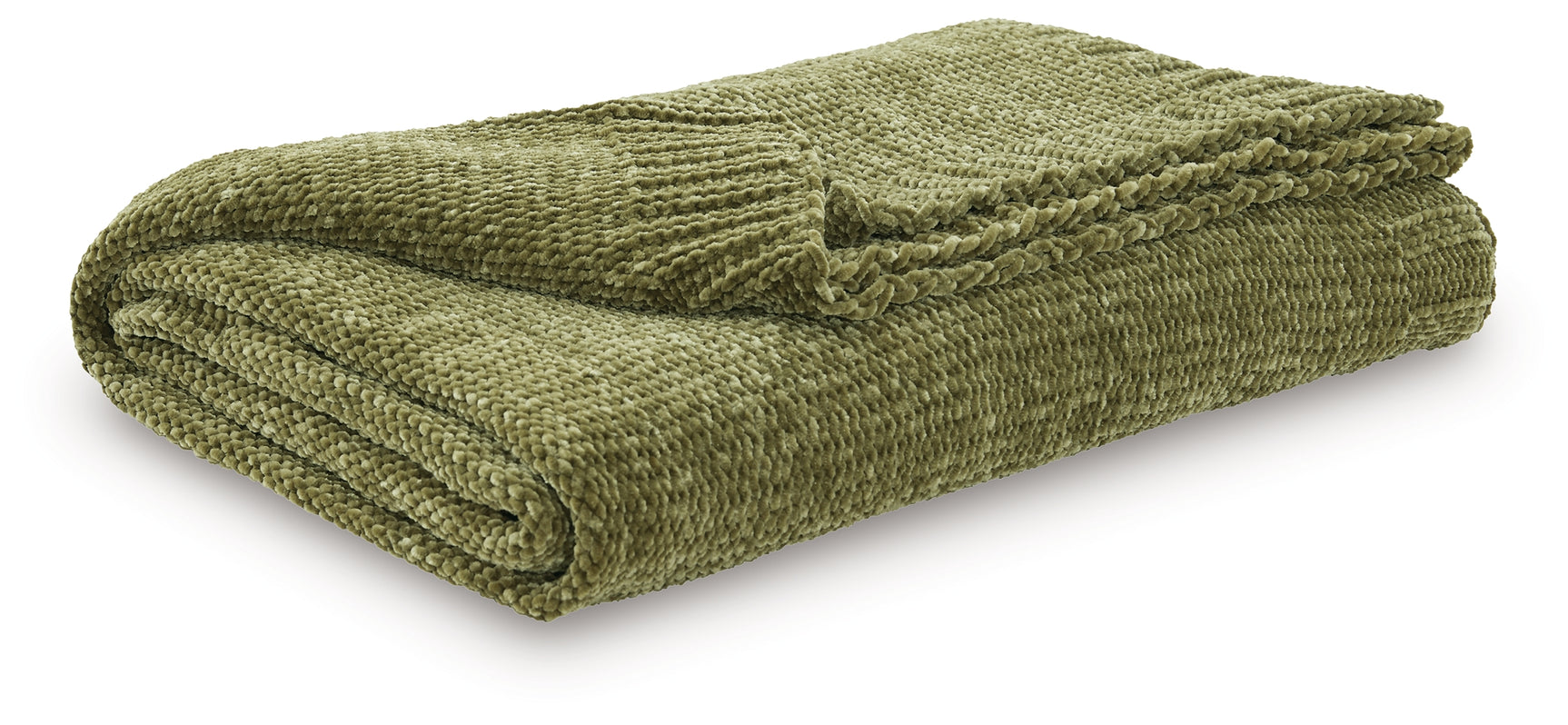 Anawood Olive Green Throw (Set of 3) (Online Special Price) - Ornate Home