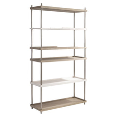 Anax Crema/Graphite/Sandbar Etagere - Ornate Home