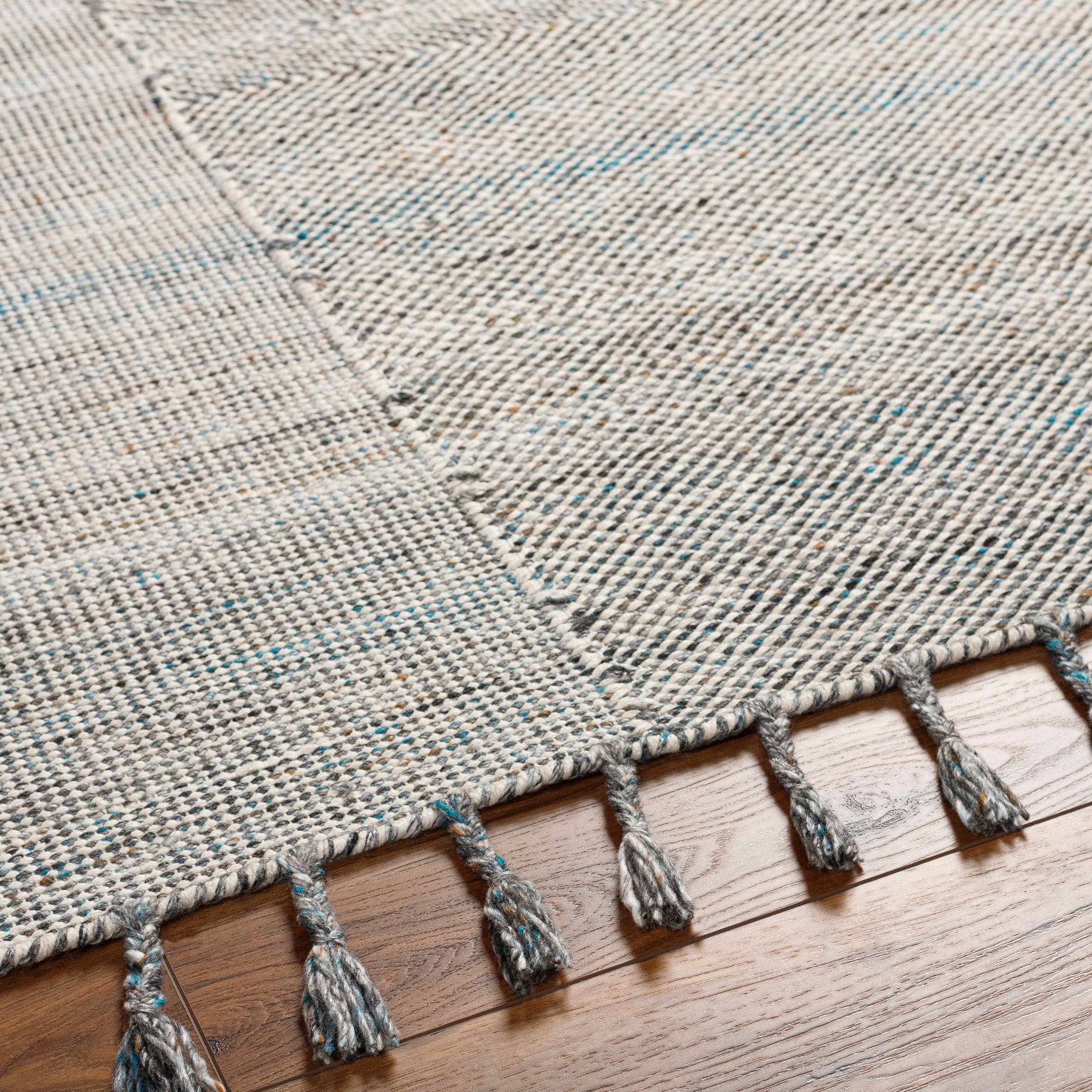 Anaya Beige & Teal Area Rug - Clearance - Ornate Home