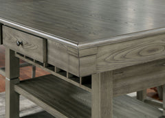 Anaya Gray/Light Gray 7 Pc. Counter Height Table Set - Ornate Home