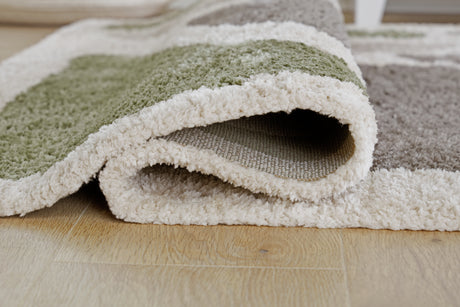 Anburgh Green/Gray/Ivory Large Rug - Ornate Home