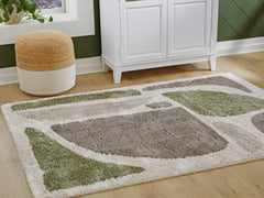 Anburgh Green/Gray/Ivory Large Rug - Ornate Home