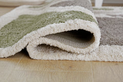 Anburgh Green/Gray/Ivory Medium Rug - Ornate Home