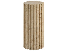 Anchor Travertine Stone Accent Table - Ornate Home