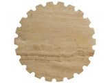 Anchor Travertine Stone Accent Table - Ornate Home