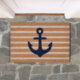 Anchors Away Navy/Natural 24"x36" Doormat