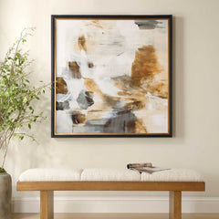 Ancient Story Multicolor Framed Abstract Print - Ornate Home