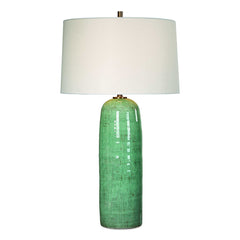 Andale Crackled Teal Table Lamp - Ornate Home