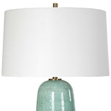 Andale Crackled Teal Table Lamp - Ornate Home