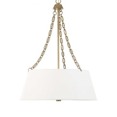 Andalucia Gold/White 4 Light Drum Pendant - Ornate Home