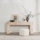Anders Cream Washed Console Table - Ornate Home