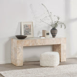 Anders Cream Washed Console Table - Ornate Home