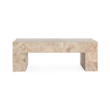Anders Teak Cream Wash Coffee Table - Ornate Home