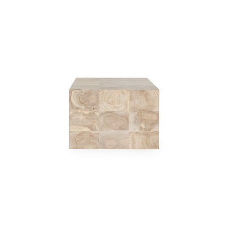 Anders Teak Cream Wash Coffee Table - Ornate Home