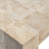 Anders Teak Cream Wash Coffee Table - Ornate Home