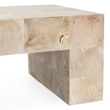 Anders Teak Cream Wash Coffee Table - Ornate Home