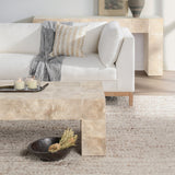Anders Teak Cream Wash Coffee Table - Ornate Home
