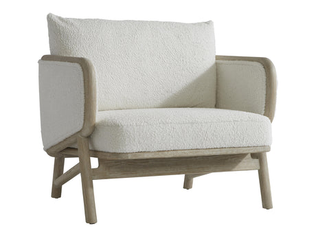 Anders White/Cream Fabric Chair - Ornate Home