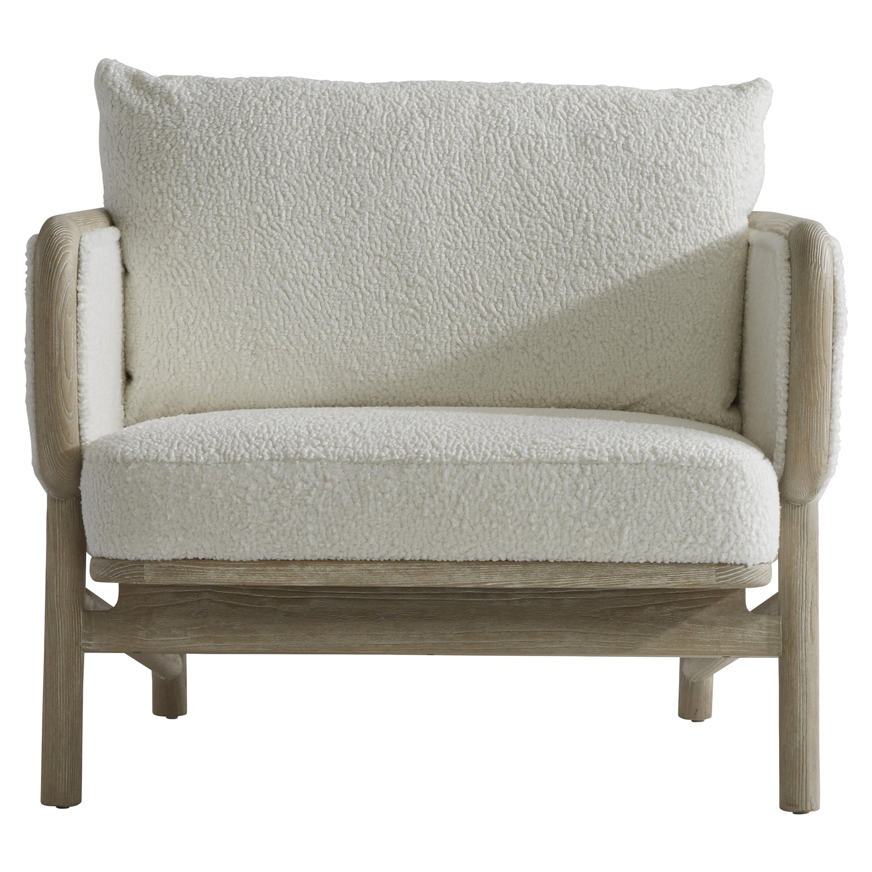 Anders White/Cream Fabric Chair - Ornate Home